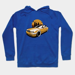 Yellow Orange XJ X350 City Skyline Hoodie